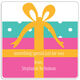 Gift Box Square Gift Stickers in a Jar Image 2 of 2